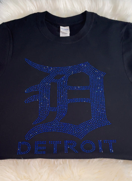 Detroit Rhinestone Tee